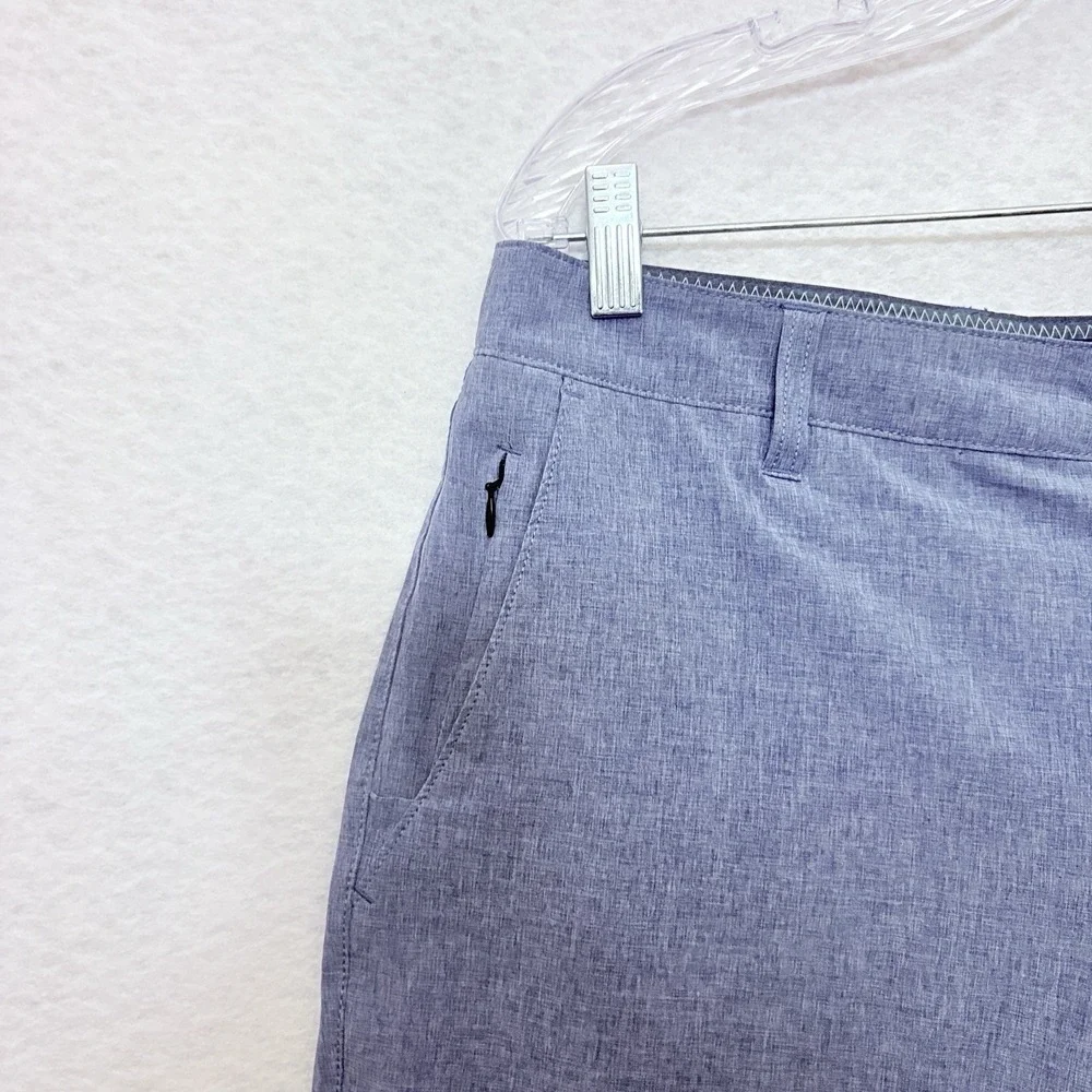 7 Daimonds Shorts Mens 31 Blue Hybrid Chino Performance Aeroplane Lightweight
